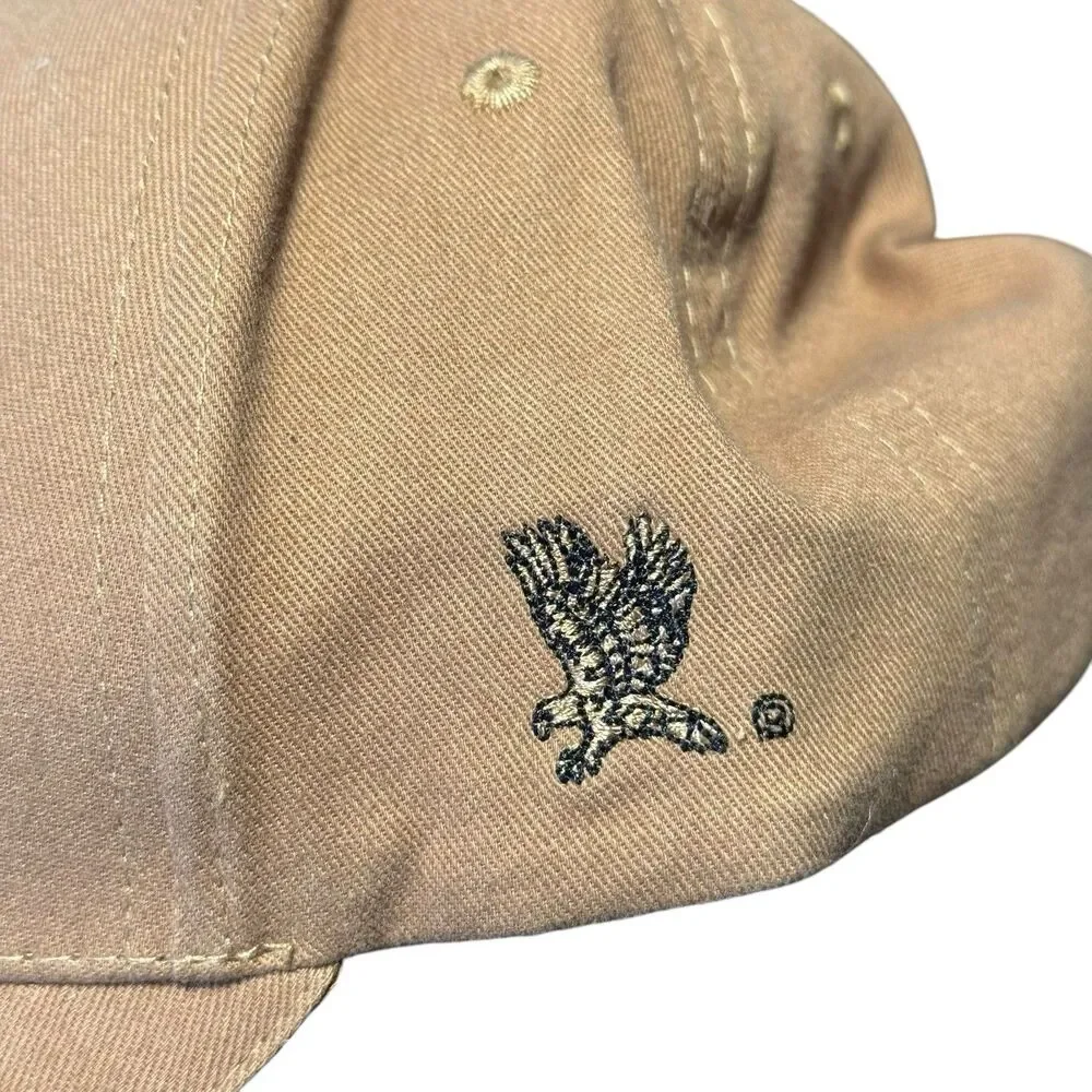 Eagle Crest U.S. Air Force Hat Tan Embroidered Military Veteran Cap One Size